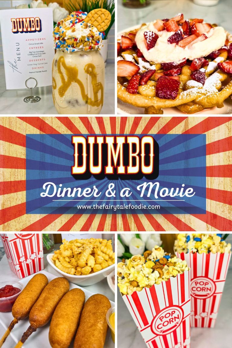 Circus-themed popcorn snack mix in red-and-white popcorn boxes with peanuts, M&Ms, and pretzels